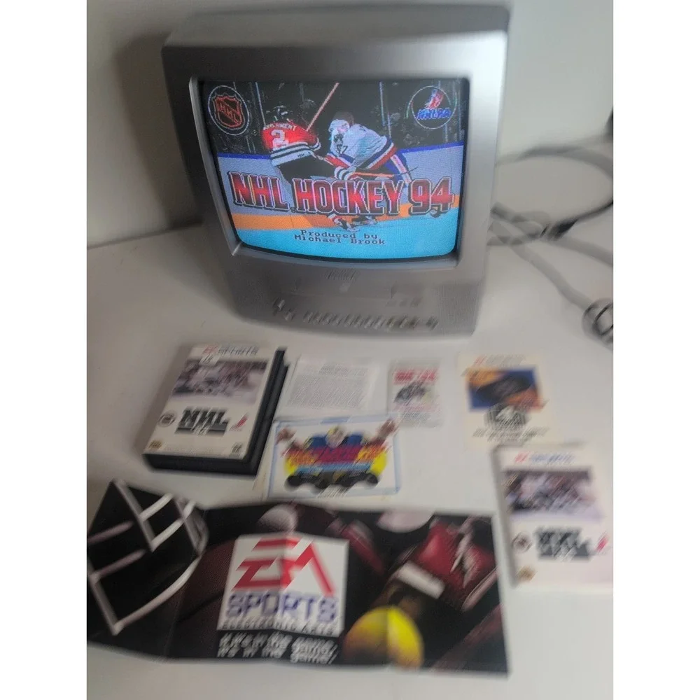 NHL '94 (Sega Genesis, 1993, Complete in Box, CIB, with manual)